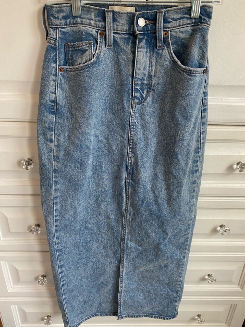 Maxi jean skirt